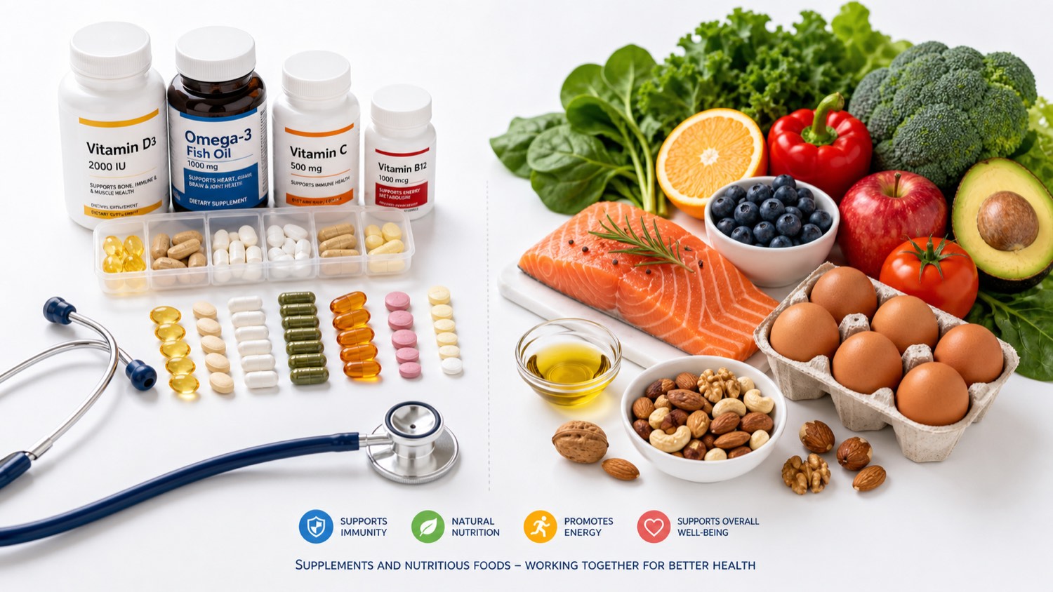 Benefícios das vitaminas com acompanhamento médico