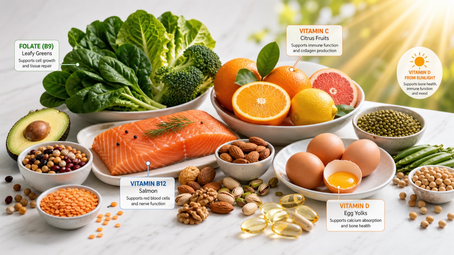 Deficiência de vitaminas: sinais, causas e como prevenir